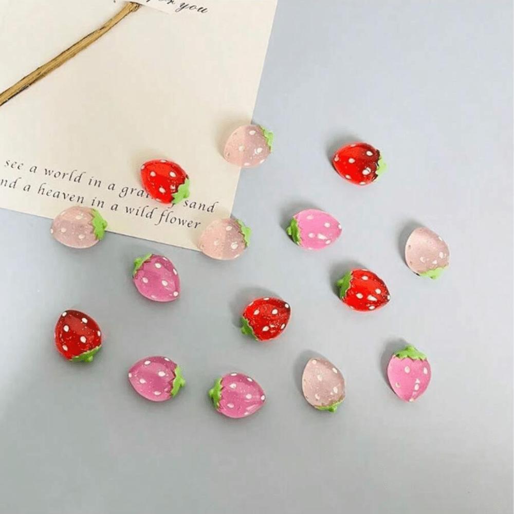 9 шт. Красивые магниты на холодильник с клубникой, милые декоративные магниты, персонализированные наклейки на холодильник, подходят для кухни