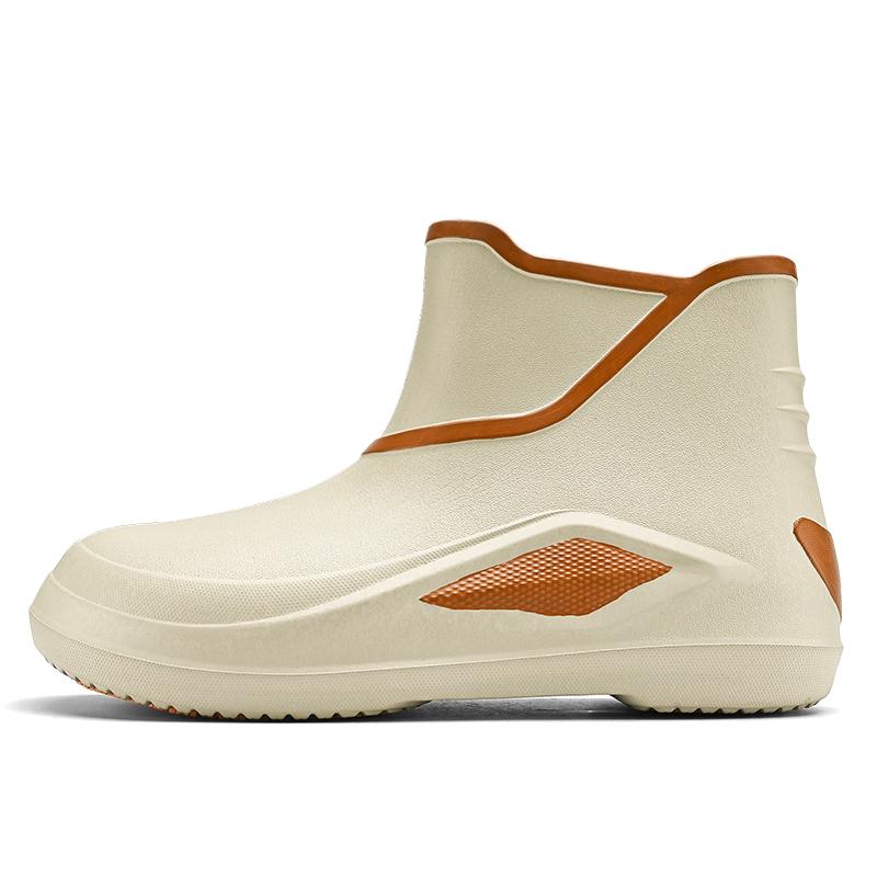 Модные мужские ботильоны для отдыха на природе, высококачественные мужские ботинки для походов, рыбалки, воды, нескользящие рабочие ботинки для поваров, водонепроницаемая обувь для мужчин