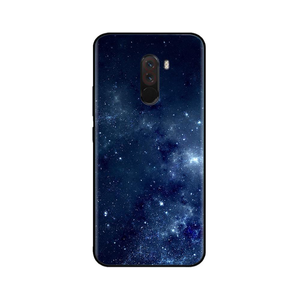 Phone Case For Xiaomi Pocophone F1 Global Case Pocofone F1 Silicone Soft TPU Back Cover For Xiomi Poco F1 Case Black Bumper