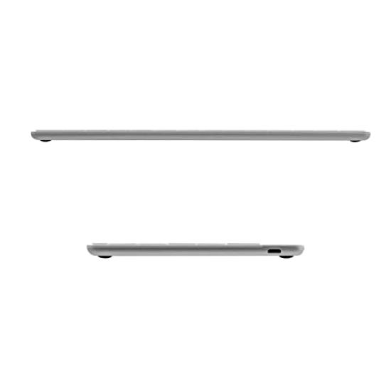 Совместимая с INNOPRESSO беспроводная клавиатура Bluetooth с тачпадом mokibo английская раскладка со специальной подставкой-чехлом Встроенная поддержка нескольких устройств (белый)