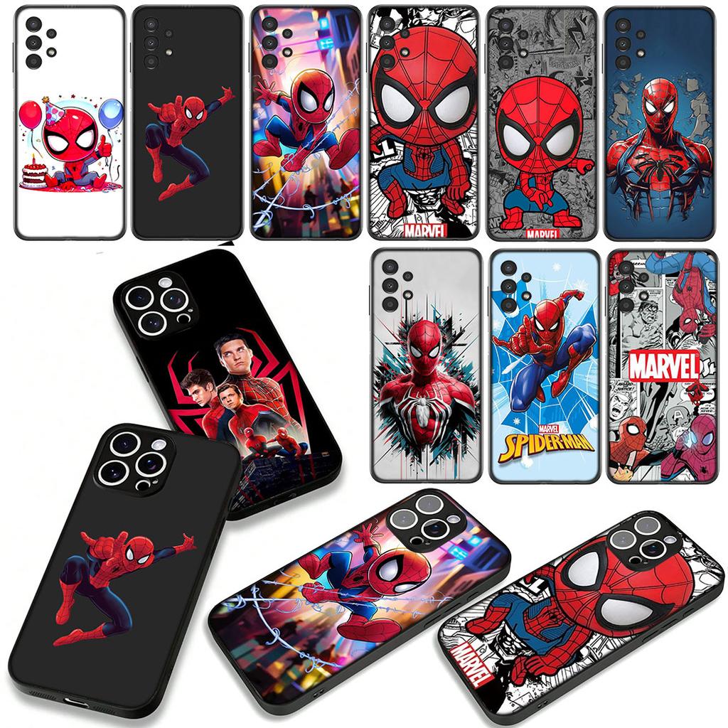 Phone Cover Spider Man Marvel Spiderman Coque for Xiaomi Redmi Note 15 11 9 10 Pro Plus A5 9A 9T 10A 10C 9C NFC 15C 8T Case