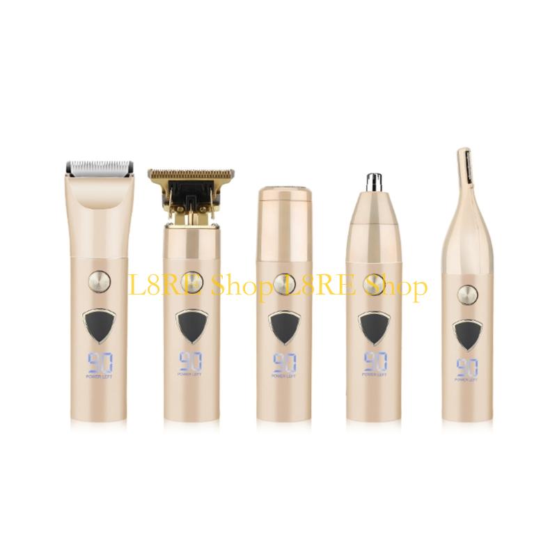 L8RE Многофункциональный электрический триммер для стрижки волос, бороды, бритва для мужчин, бритва для усов, волос, лица, носа
