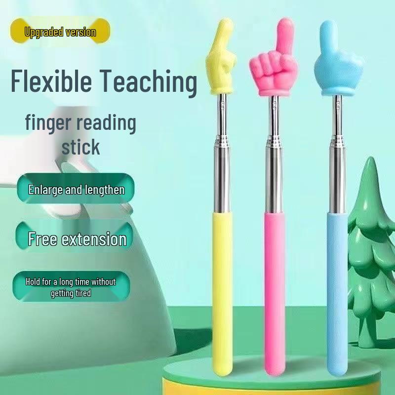 Telescopic Finger Pointer for Children's Reading & Teaching Aid