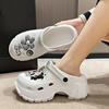 Cave Shoes Women Summer Outer Wear Cute Sandals Thick Bottom Heightened Non-slip Beach Nurse Slippers