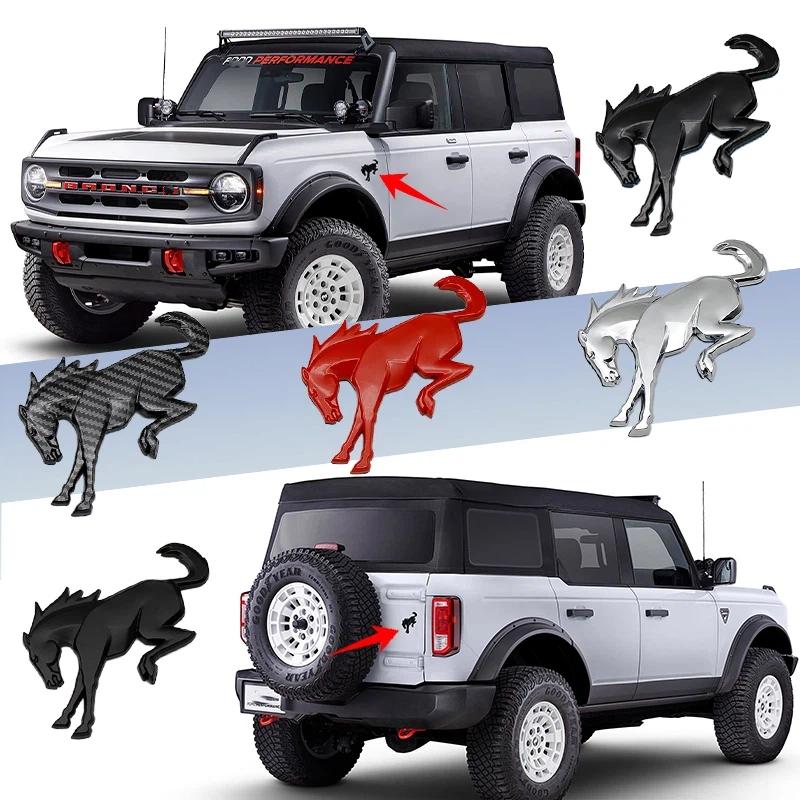 2Pcs ABS 3D Car Side Fender Rear Trunk Emblem Badge Exterior Modification Accessorie