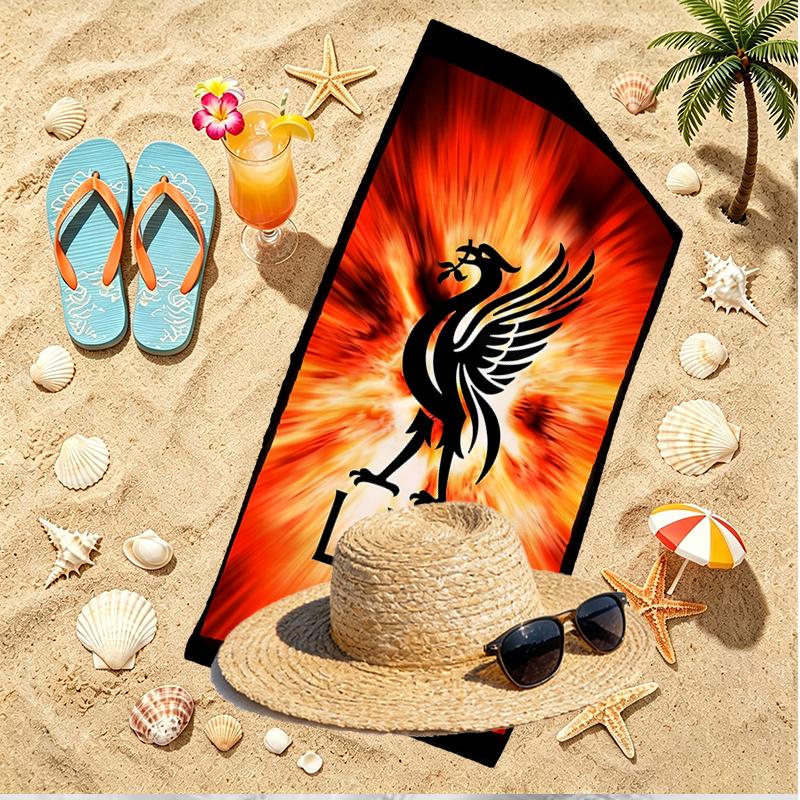 Football team.C Print Beach Towel, Versatile Lightweight Absorbent Beach Towel for Pool Surf Yoga Bathroom, Perfect Birthday Holiday Gift