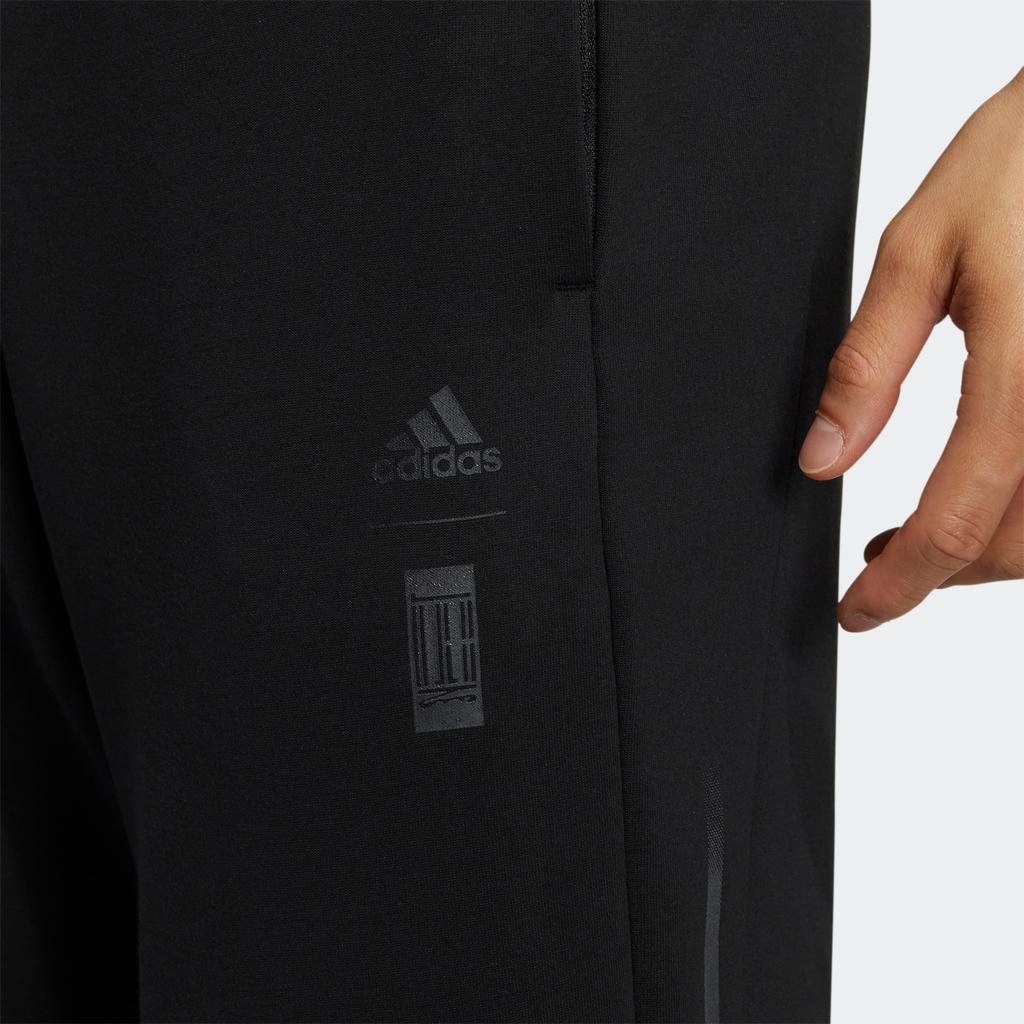 Adidas Essentials Fleece 3-Stripes Pants Men Pants Black HN8986