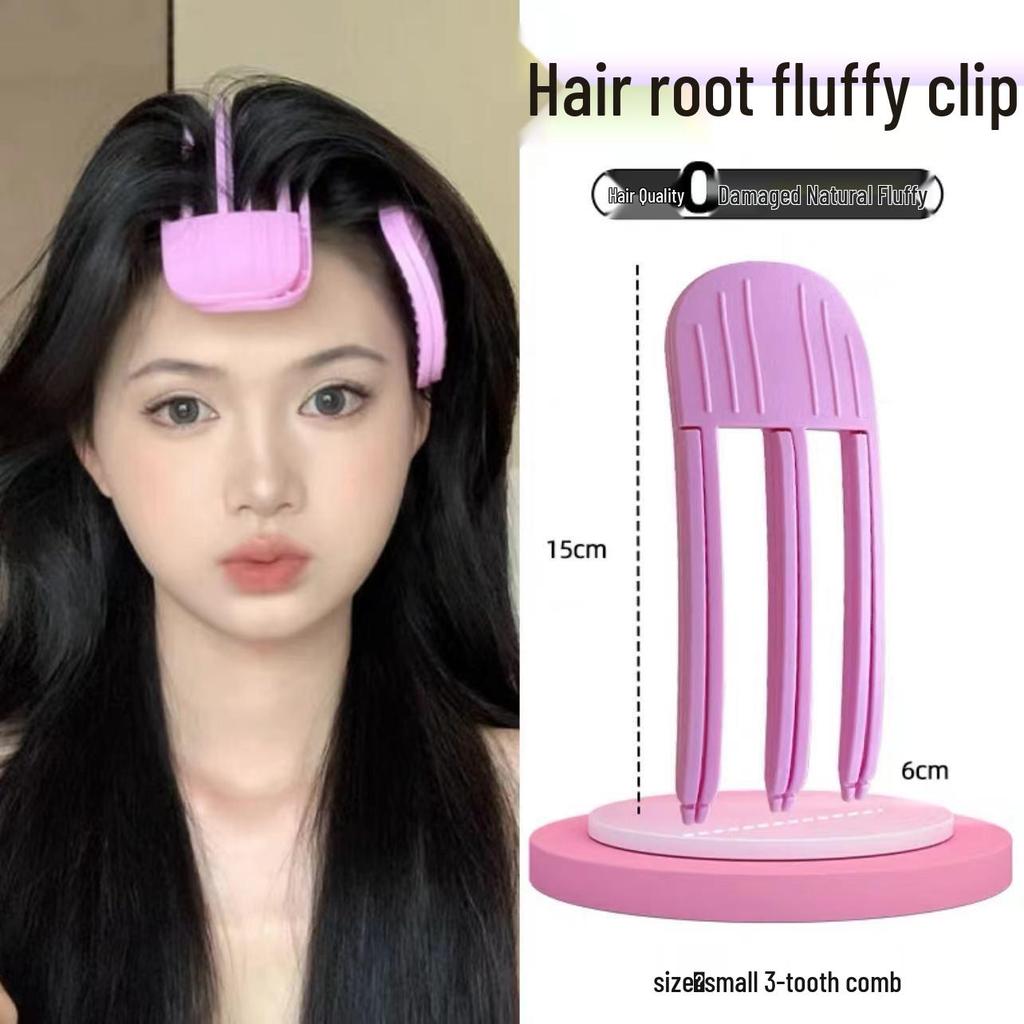 Расческа для скульптурирования макушки и заколка для пушистой челки - Бесшовно придает форму корням для ленивых дней