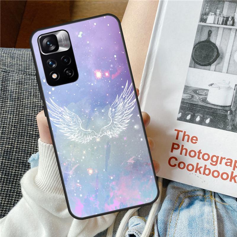 Фэнтезийный чехол с крыльями ангела и девушки для Redmi Note 11 Pro для Xiaomi Redmi Note 10 Pro 8 9 8T 9S 10S 9A 9C 9T, чехол для телефона