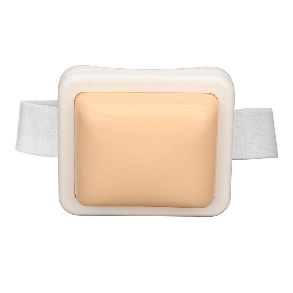 Медицинский тренировочный коврик для инъекций, носимый с эластичной лентой, симуляционный коврик для практики внутримышечных инъекций