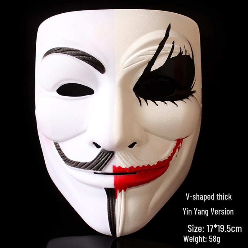 Halloween Masks: V for Vendetta, Saw, Banno Clown, Skull - Unisex for Parties & Street Dance