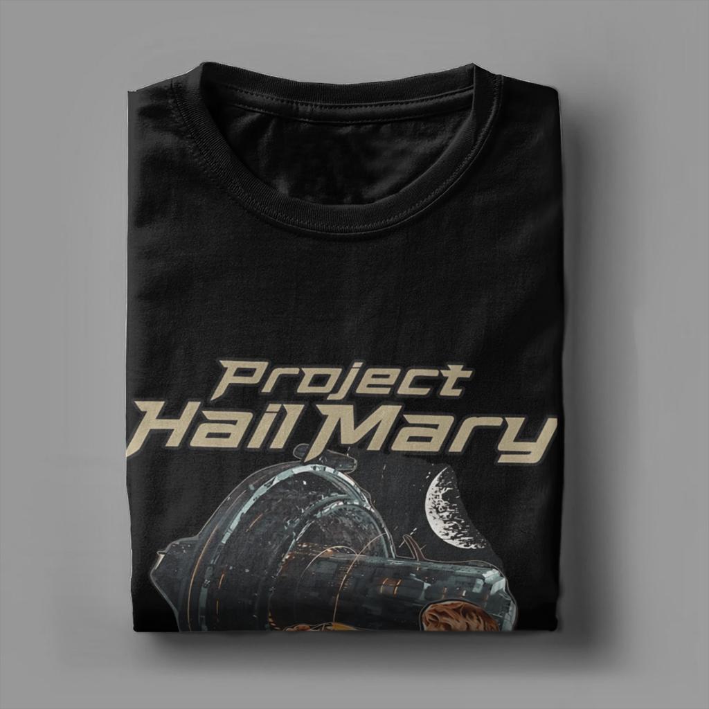 Harajuku T Shirt Project Hail Mary Sci Fi Graphic 100 Cotton TShirts  Hip Hop Tshirt for Unisexs Beach Y2K Casual Design Top Tees