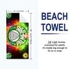 SE Palmeiras Print Beach Towel, Large Soft Quick Dry Towel for Beach Camping Swimming