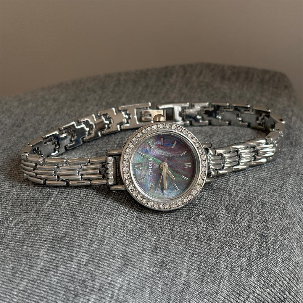 Chiste Bracelet Watch With Diamonds Watch Women'S High-End Sense Exquisite Simple Fritillary Small Dial