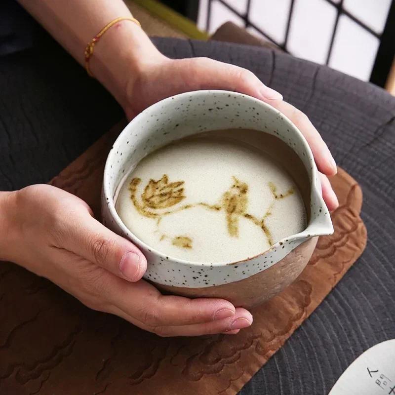 4/6 шт. Набор для чая матча ручной работы для дома, легко чистить, подставка для инструментов, миска, венчик, ложка, подарок, церемония, традиционные японские аксессуары