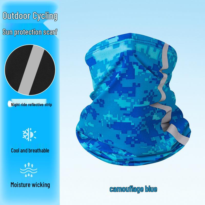 Быстросохнущий многофункциональный шарф для защиты от солнца для велоспорта и спорта