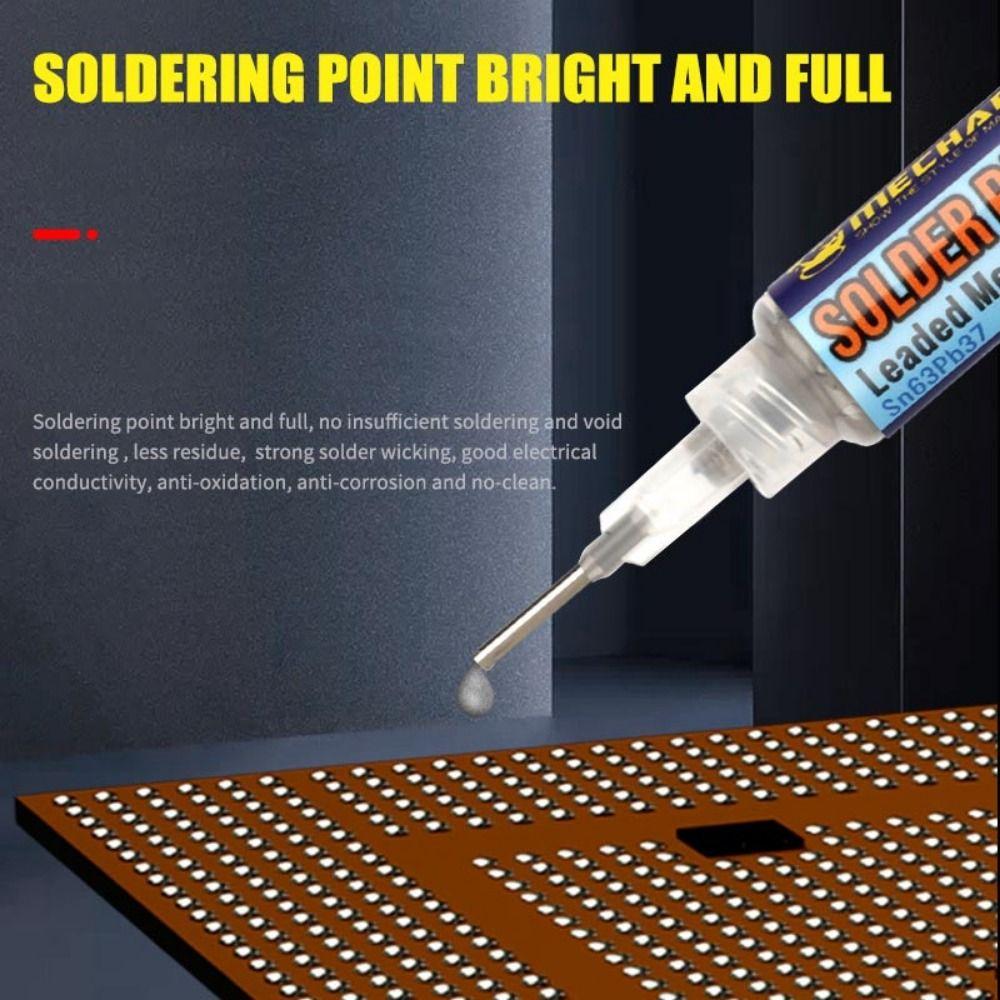 Среднетемпературная паяльная паста стержневого типа, паяльный флюс для ремонта компонентов печатных плат