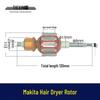 Высокоскоростные аксессуары для фена с роторным двигателем Makita