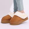 Модные Comwarm Пушистые Мягкие Теплые Шлепанцы для Женщин Модные Удобные Хлопковые Туфли Резиновая Подошва Повседневные Нескользящие Домашние Тапочки Обувь для Дома