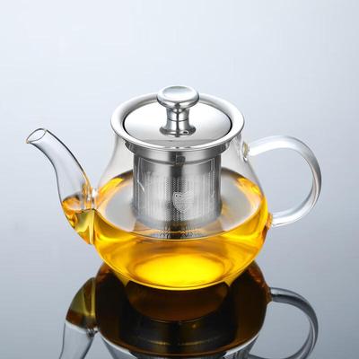 Стеклянный чайник Shangqi с фильтром из нержавеющей стали