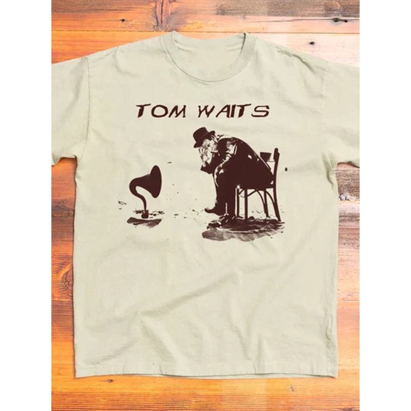 Tom Waits Collection Sand T Shirt All Size S to 3Xl
