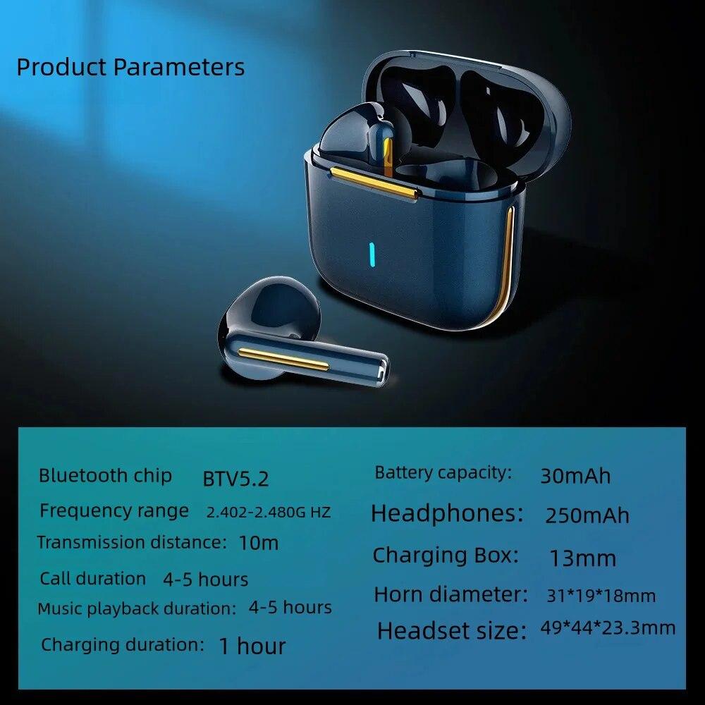Наушники True Wireless Наушники с шумоподавлением Обновление Bluetooth 5.0 Гарнитура HD Наушники-вкладыши Handsfree С Микрофоном