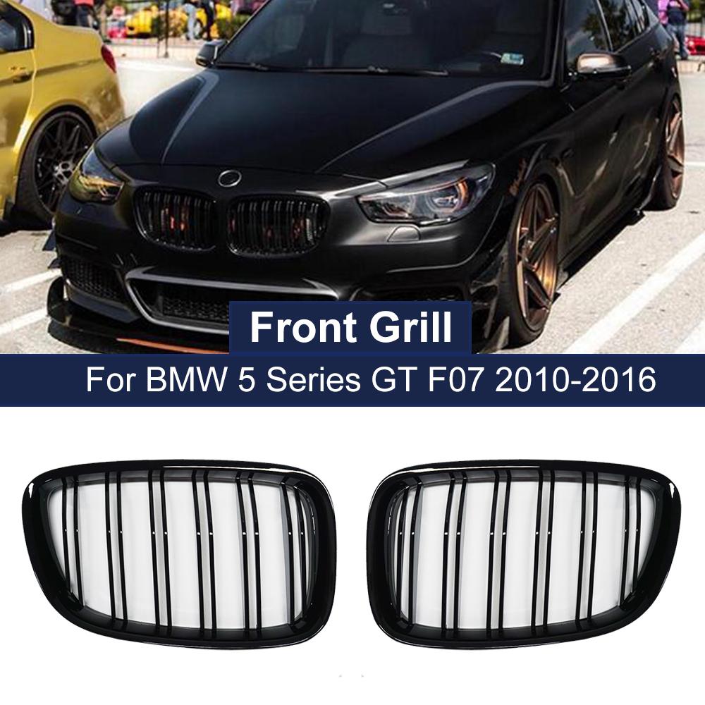 One Pair High Quality Front Hood Kidney Grills For BMW F07 5 Series GT 520 528 530 535 550 2010-2017 Car Accessories