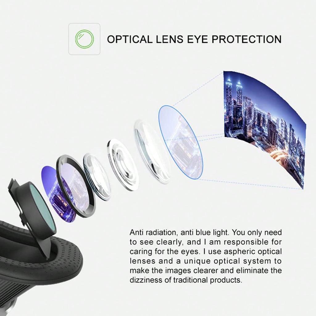 Виртуальная реальность VR гарнитура 3D очки гарнитура шлемы VR очки для ТВ, универсальные регулируемые легкие VR очки совместимые с фильмами и видеоиграми