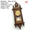 1шт 1:12 кукольных миниатюрных настенных часов, кукольный домик, миниатюрные аксессуары для домашнего декора, игрушка, ролевая игра, мебель, игрушка