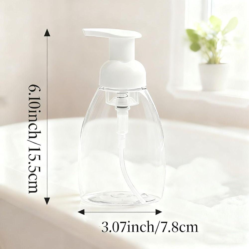 Plastic Empty Bottle Clear Foam Bottle Portable Empty Soap Bottle Cosmetics Packaging