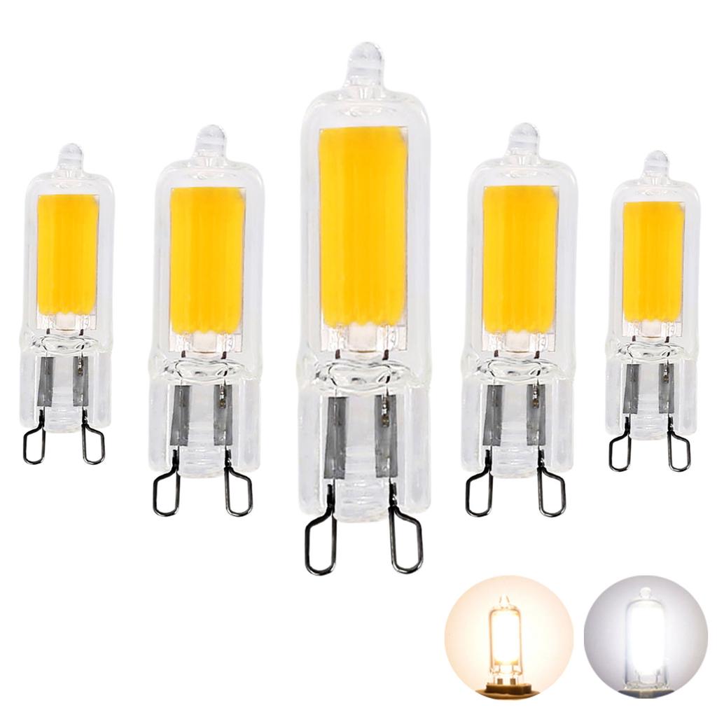 G9 LED Bulb 3W 5W COB Glass Light AC 220V Chandeliers Lamp Replace 25W 45W Halogen Bulb
