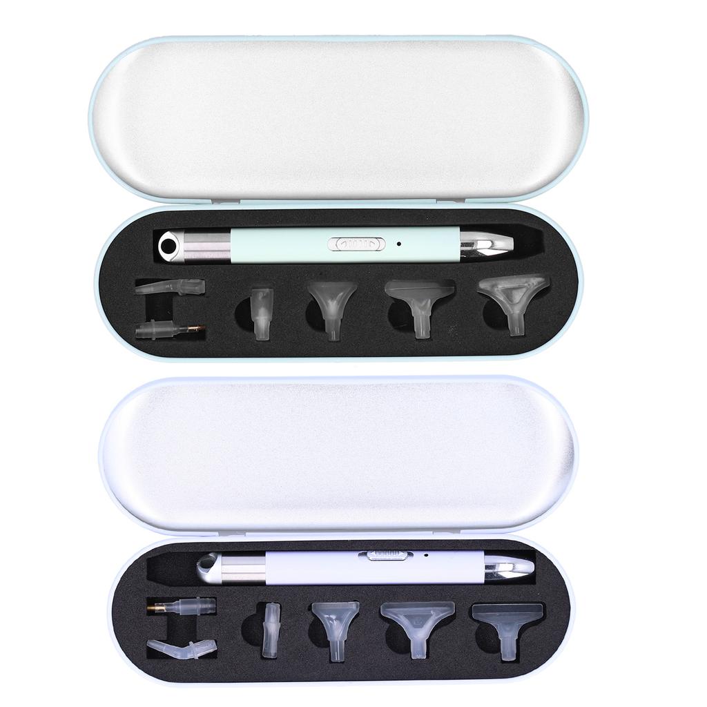 Светящаяся ручка-дрель с USB-зарядкой, инструмент для вышивания крестом, аппликации, алмазной живописи, с коробкой для хранения