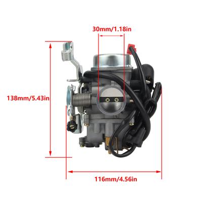 Для карбюратора скутера Honda CN250 CF250 30 мм PD30J Helix 250 GY6 150cc 200cc 250cc Двигатель Запчасти Мопед Картинг Квадроцикл ATV