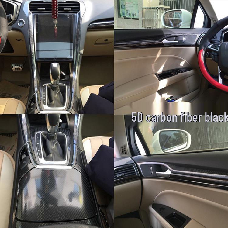 13-18 Mondeo Наклейка на интерьер из углеродного волокна для рычага переключения передач и консоли
