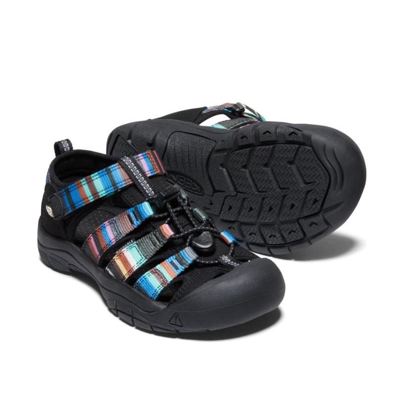 Keen Newport H2 Slip Resistant Anti Kick Cushioning Abrasion Resistant Low top Sandal Black Kids' 1026280