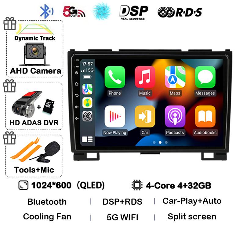 Android 14 Carplay Auto 360 Camera для Great Wall Haval Hover H5 H3 2011-2016 Автомобильный Радио Мультимедийный Плеер GPS Навигация Стерео
