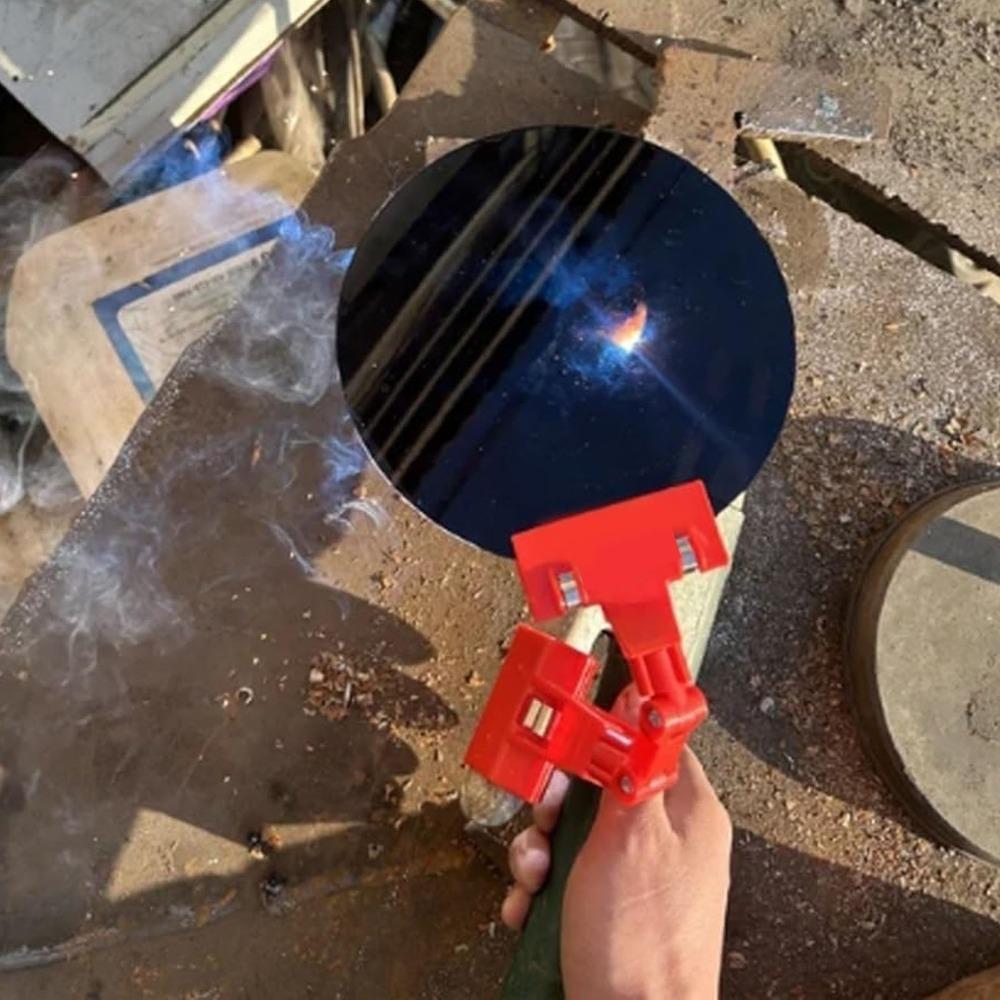 18cm Round Welding Shading Cover Flame Retardant Handheld Welding Cover MIG Welding