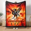 Liverpool Personalized Text Blanket Multi-purpose Personalized Blanket Soft Warm Cozy Throw For Couch Office Seaside Bed Four Seasons Multipurpose