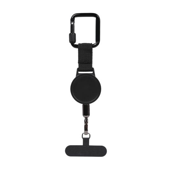 Брелок-шнурок для мобильного телефона с ремешком, легко носить, выдвижной держатель для мобильного телефона, вращающийся, регулируемый, беспроводное вращение, противоугонный кабель