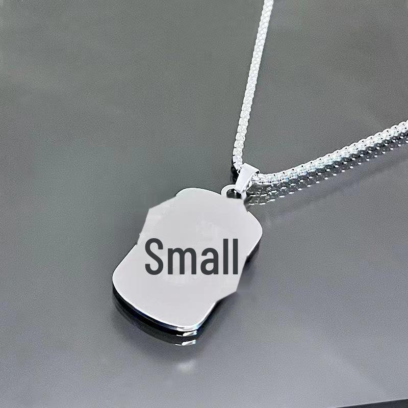 Ожерелье из титановой стали с 26 буквами: Унисекс-аксессуар для студентов и пар - минималистичный, модный дизайн