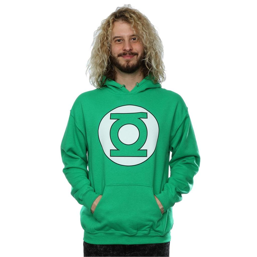 DC Comics Mens Green Lantern Logo Hoodie
