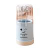 ZISIZ Dustproof Draining Chopstick and Utensil Holder with Lid