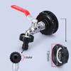S60 Крупная резьба Соединитель для крана IBC-бака 1/2" 3/4'' Адаптер для водопроводной муфты Фитинг для водяного бака Сменный клапан для садового крана