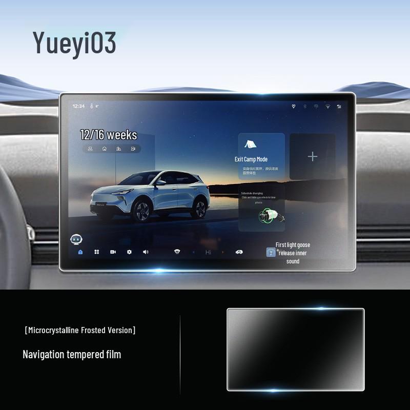 Защитная пленка для Besturn Yiyue 03: Наклейка для автомобильной навигации и комплект для модификации интерьера.