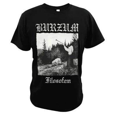 Футболка Burzum Varg Vikernes Футболка для фанатов блэк-метала, данжен-синта, неофолка, Удобная летняя хлопковая футболка с круглым вырезом, Классические топы, Одежда