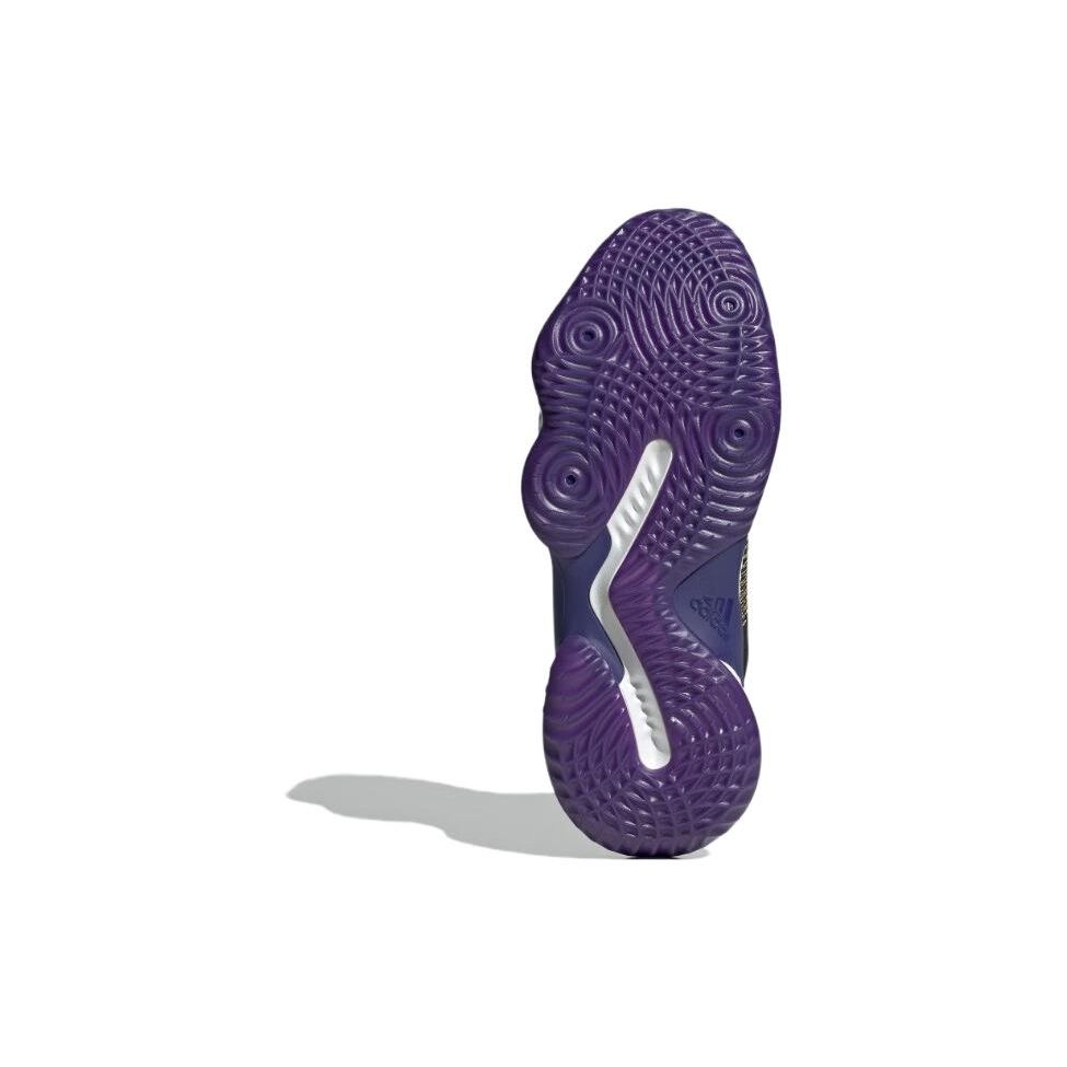 adidas Pro Bounce 2018 Кроссовки унисекс с круглым носком, на шнуровке, с низким верхом, для баскетбола, черные с золотом IG4493