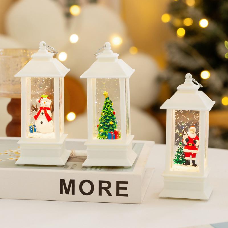 Christmas Decorations Atmosphere Setting Props Water-filled Interior Scenes Night Lights Table Ornaments Children