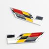 AABHW1 For Cadillac V Badge Tiburon ATS BLS CT4 CTS EXT SLR SRX STS XT6 XTS Escalade Deville Car Body Metal Emblem Rear Trunk Sticker