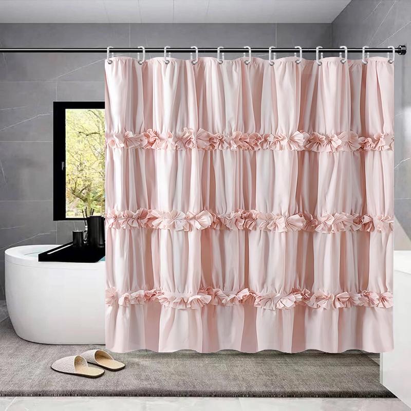 Водонепроницаемая занавеска для душа с 12 крючками, чехлы для унитазов, сиденья, коврики для ванной для ванной комнаты, нескользящий коврик, ковер, занавеска для окон