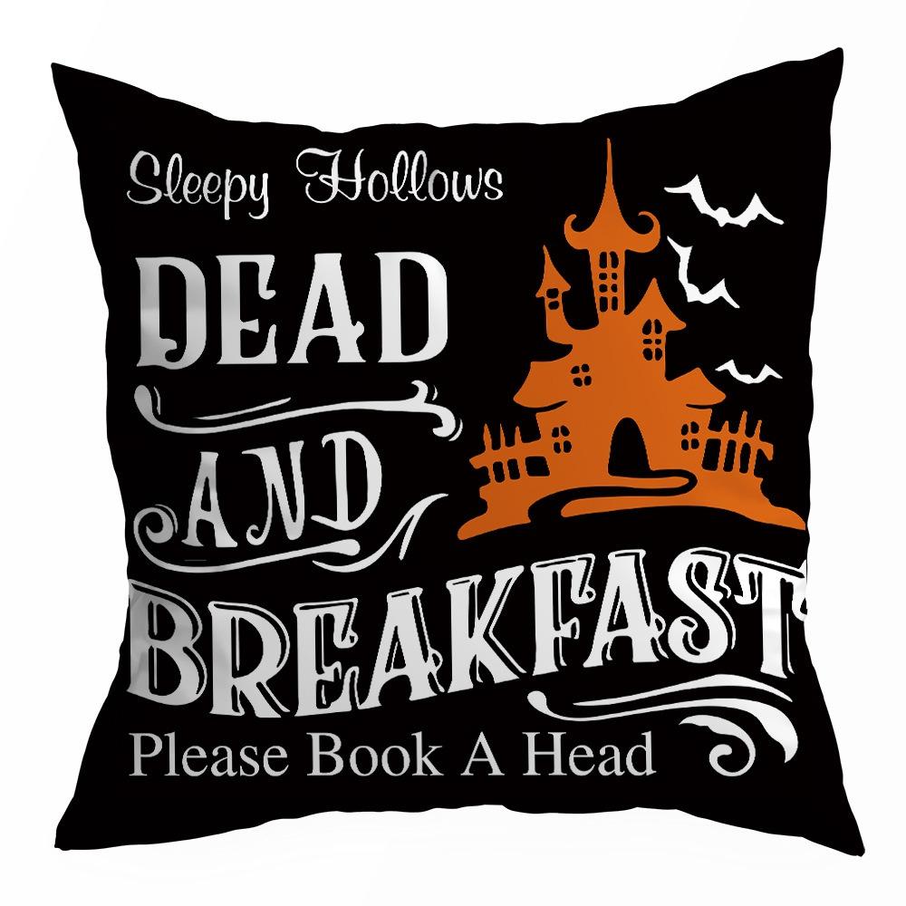 Halloween Holiday Party Decoration Pillow Cover Suitable for Home Living Room Sofa Room Decoration Friend Gift